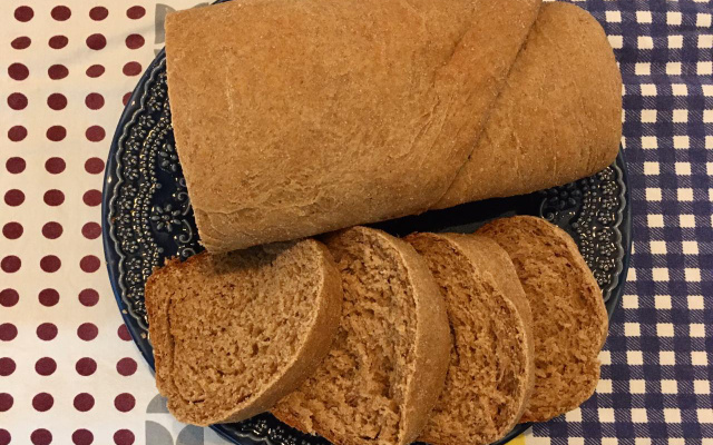 Pão caseiro 100% integral