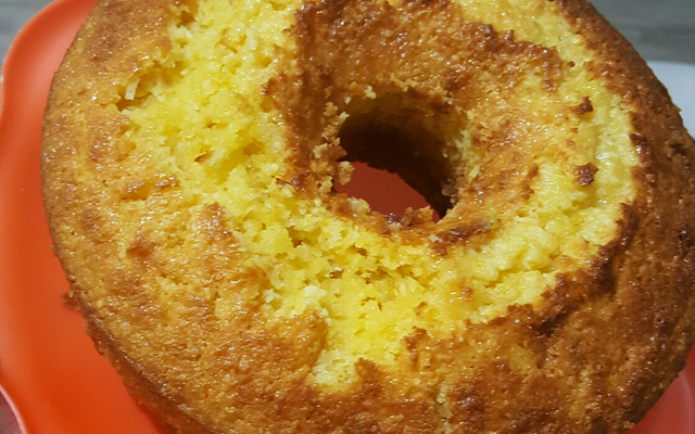 Bolo de milho e fubá sem farinha