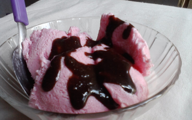 Sorvete de liquidificador