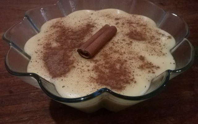 Curau com leite condensado