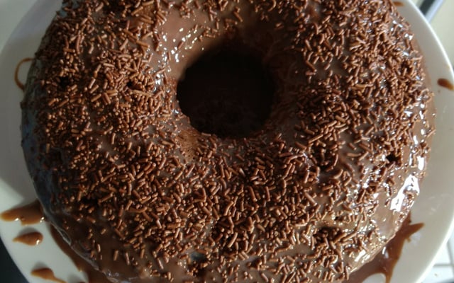 Bolo de chocolate fofinho