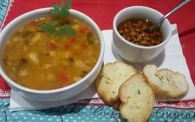 Caldo de mocotó (sem gordura)