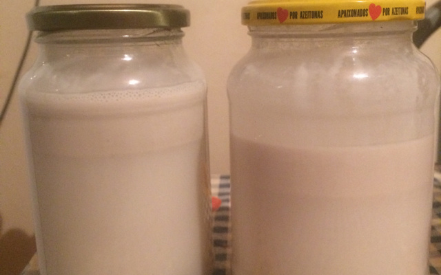 Leite de coco caseiro