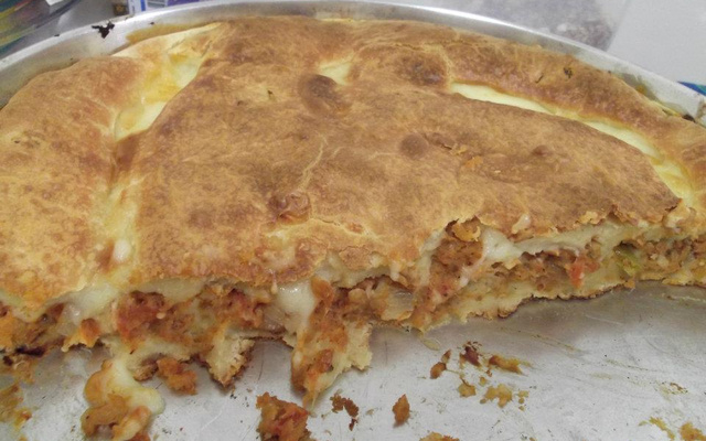 Torta Simples de Camarão(Tipo Empadão)