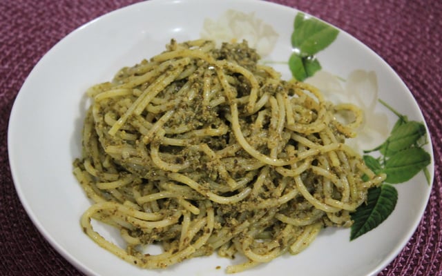 Macarrão ao Pesto da Ana