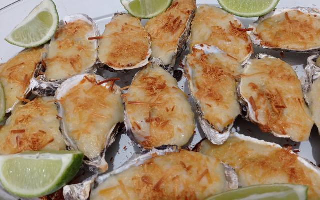 Ostras gratinadas