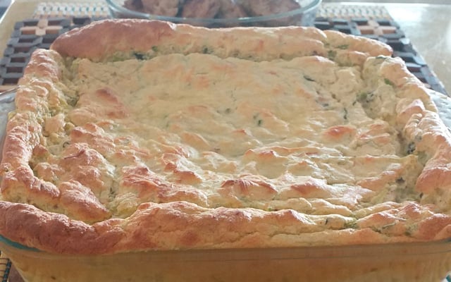 Souflé de abobrinha com chuchu