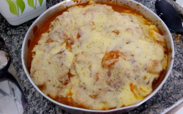 Filé de peixe da mamãe