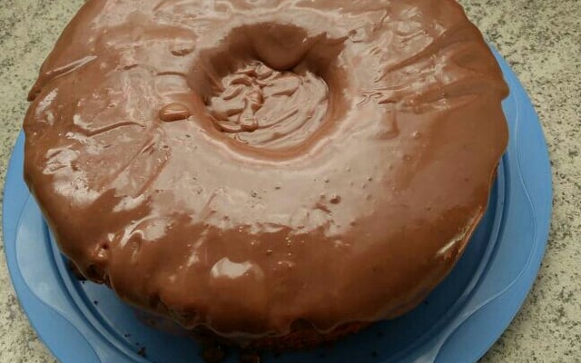 bolo vulcão de chocolate