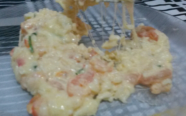 Arroz cremoso de camarão