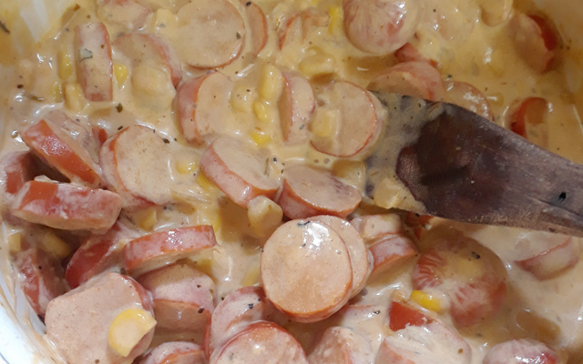 Estrogonofe de salsicha