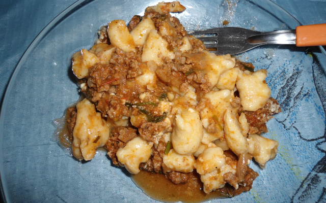 Nhoque de Fruta - pão Delícia