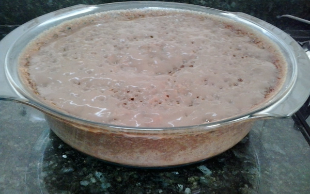 Bolo de micro-ondas de chocolate da Angélica