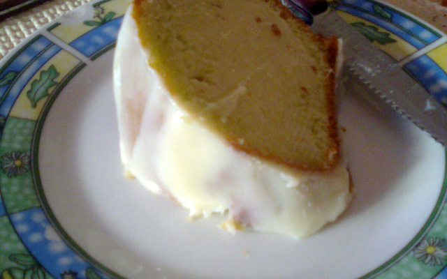 Bolo de gelatina de limão