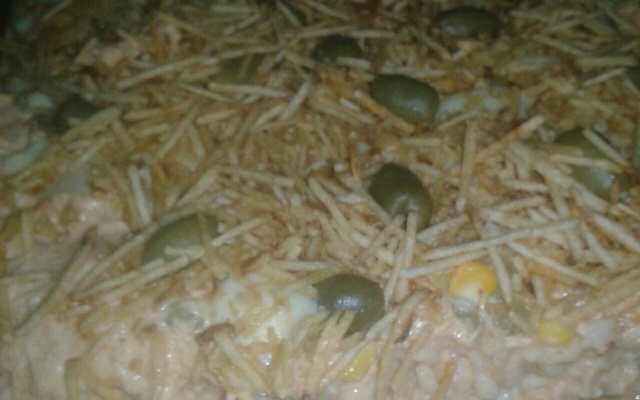 Arroz de forno com frango cremoso