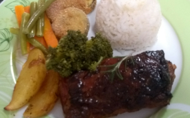 Costela de porco ao forno