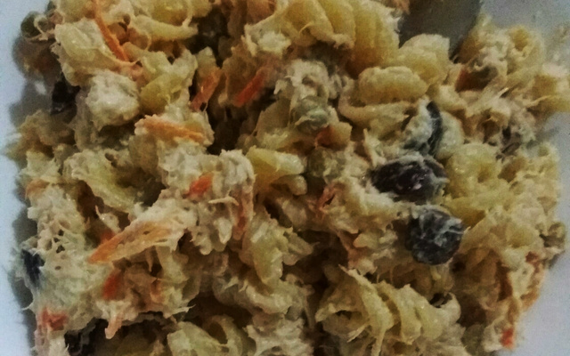 Salada de macarrão deliciosa da Caroline