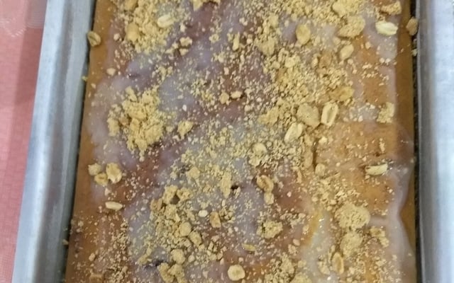 Bolo de amendoim sem farinha de trigo