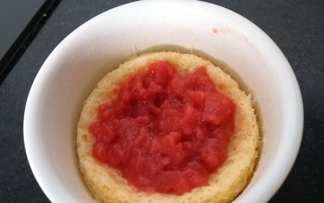 Pão de queijo de caneca