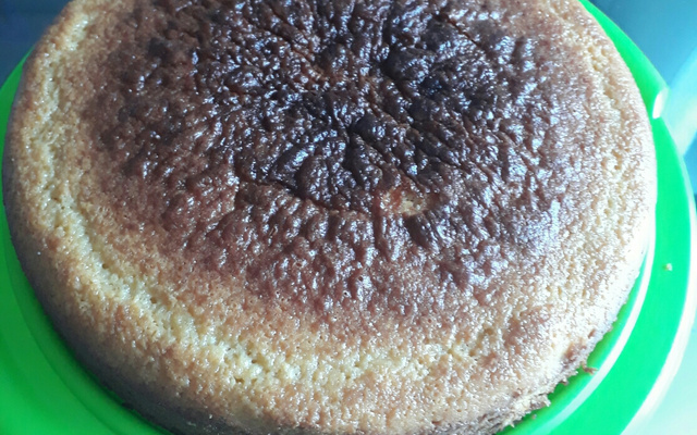 Bolo de milho feito com cuscuz