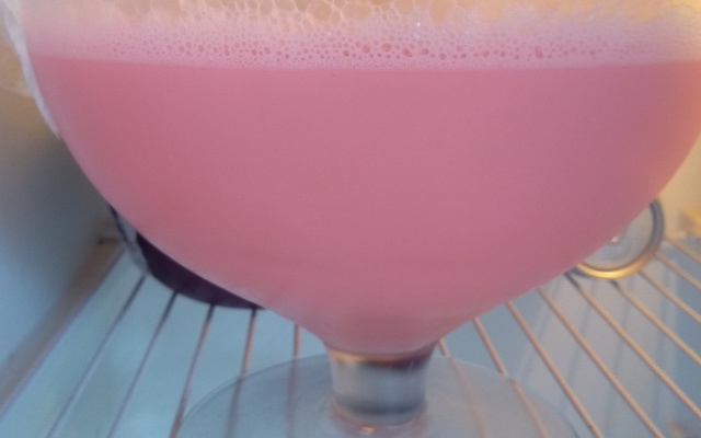 Gelatina cremosa homogênea