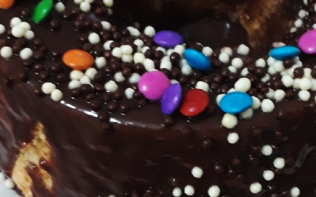 Cobertura de chocolate cremosa