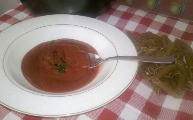 Falso molho de tomate (beterraba e cenoura)