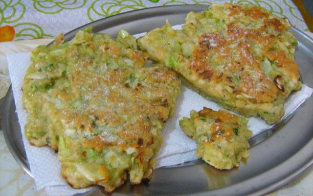 Bolinho crocante de repolho