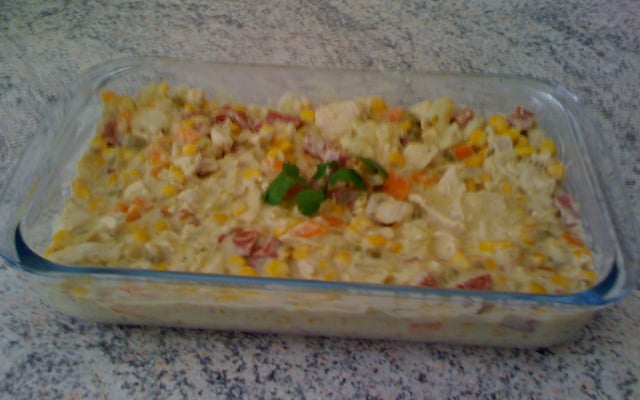 Peito de frango ao molho branco