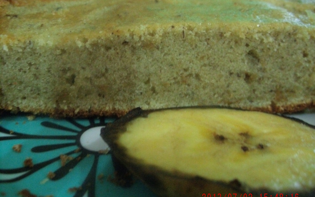 Bolo de casca de banana
