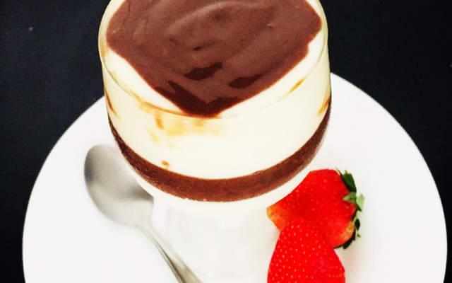 Mousse de chocolate e limão