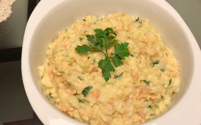 Risoto ao Salmão