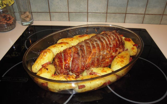 Rosbife ao molho assado