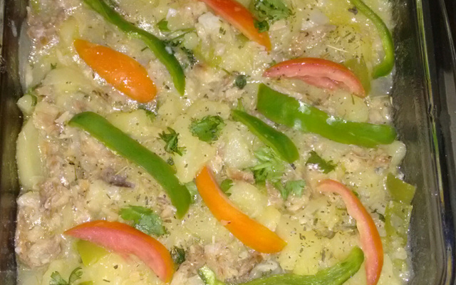 Bacalhau na Panela de Pressão em 5 minutos