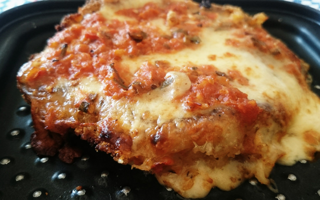 Bife a parmegiana light