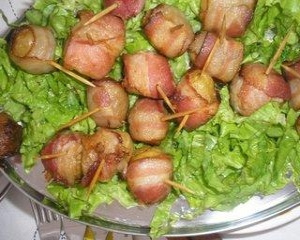 Batatinhas com bacon