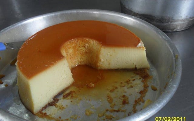 Pudim de leite ninho