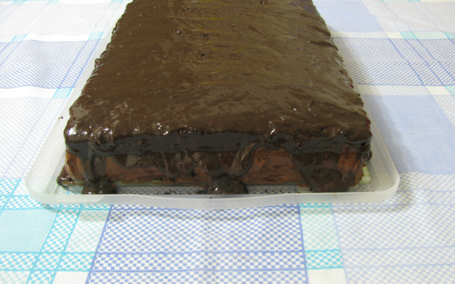 Bolo mousse de chocolate