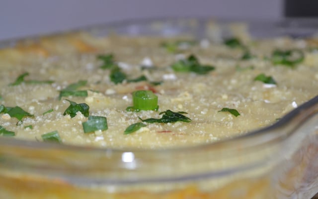 Escondidinho de carne seca cremoso