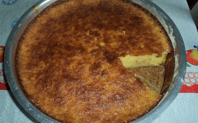 Bolo de milho e coco