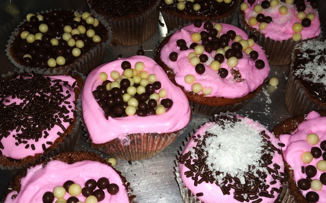Cupcake de chocolate