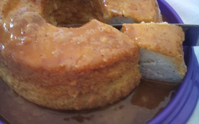 Pudim de coco natural