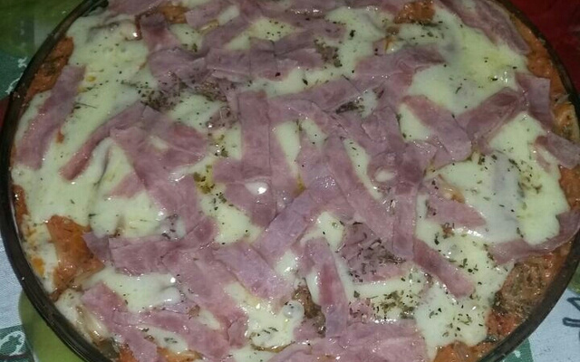 Macarronada de carne moída