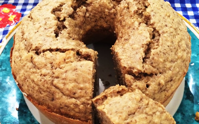 Bolo de banana sem açúcar