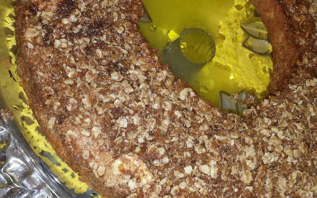 Bolo de banana com aveia