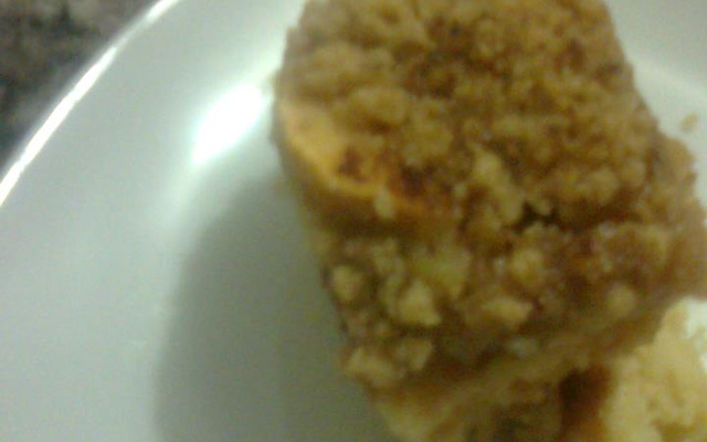 Cuca de maçã e banana