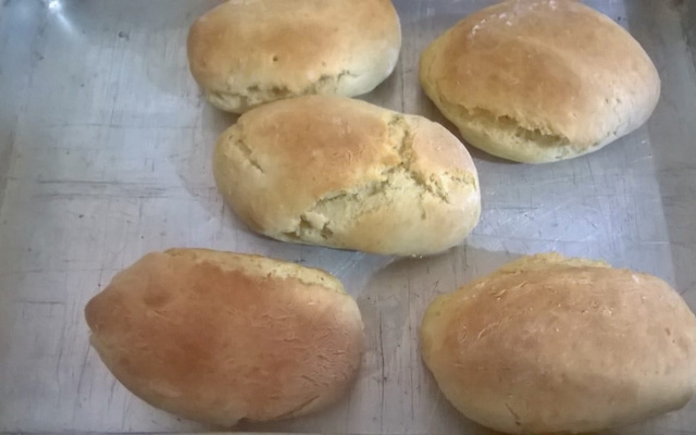 Pão feito com fermento em pó