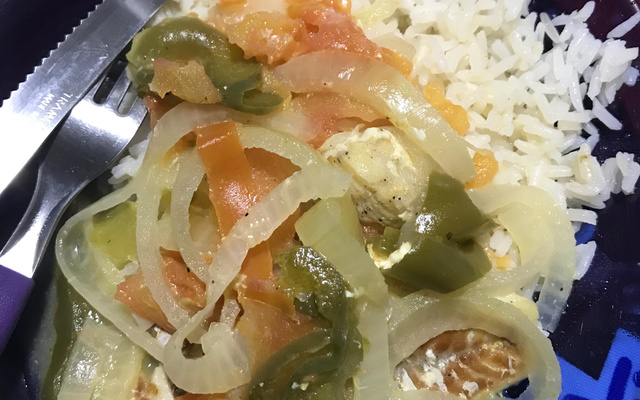 Moqueca de peixe sem oleo de dende