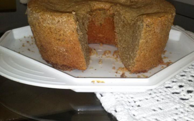 Bolo de banana com farinha de rosca