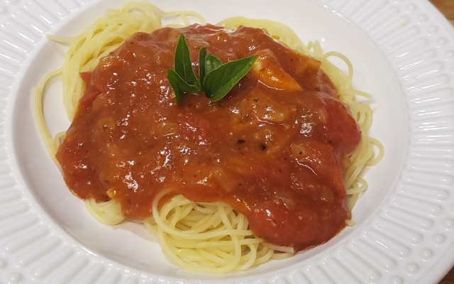 Spaghetti ao molho Pomodoro